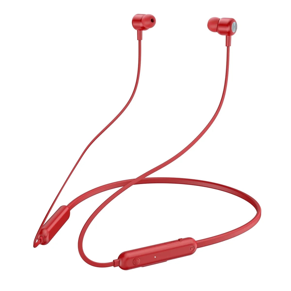 Wireless Bluetooth 5.3 Earbuds with IPX7 Waterproof Rating, 12 Hours Playtime, and Stereo Sound Isolation for Gym and Running, Red