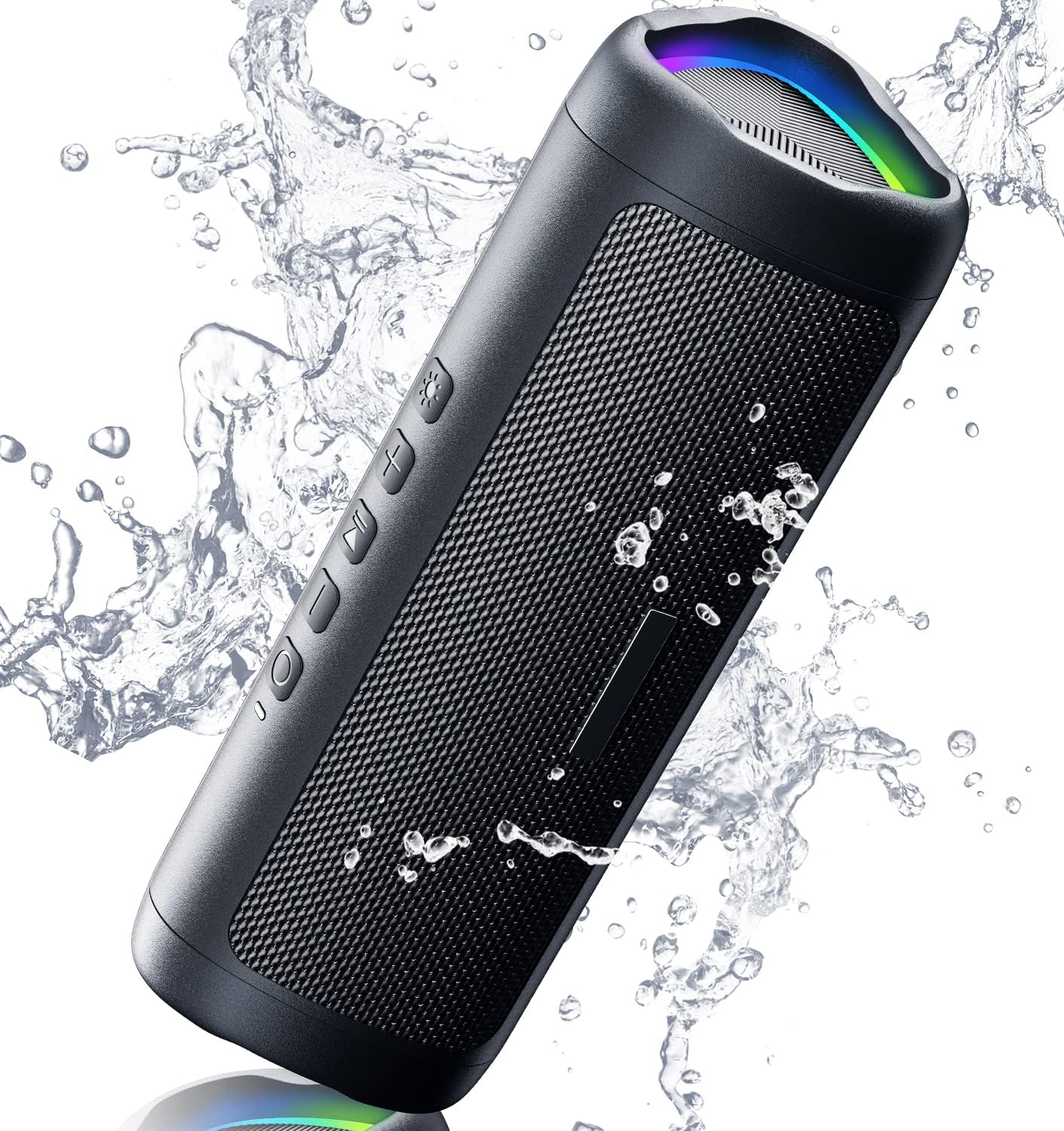 Ultimate Bluetooth Speaker – HD Sound, Portable & Waterproof, 20H Playtime, TWS Pairing, Perfect for Home, Parties & Outdoor Fun – Ideal Birthday Gift (Black)
