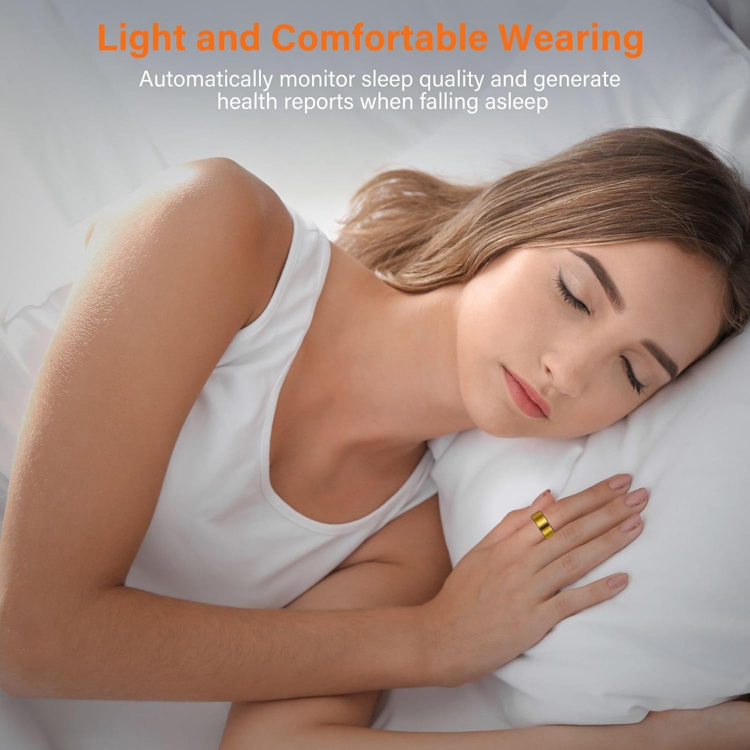 Health Tracker and Sleep Monitor for Women - Gold9#
